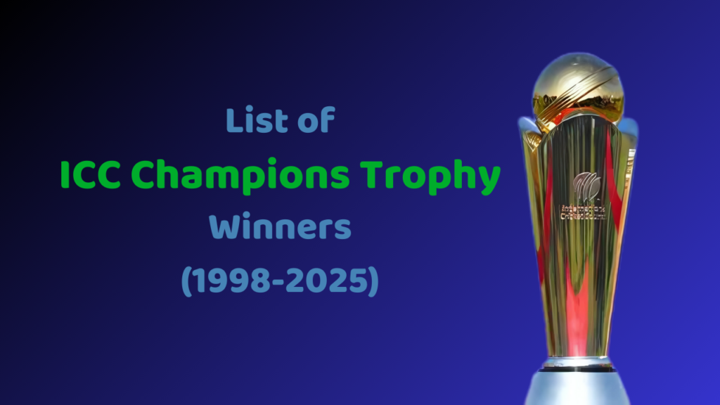 ICC Champions Trophy, inhindiwise