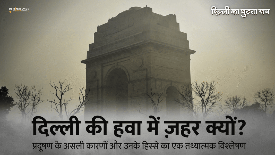 Delhi air pollution, Inhindiwise